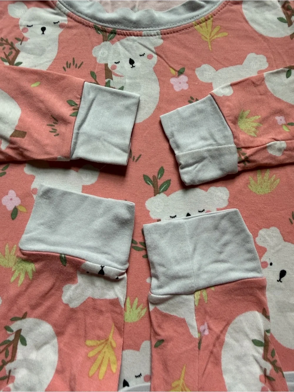 Little Sleepies Pink Koala Cuddles Bamboo 2P LS Pajamas (2T)